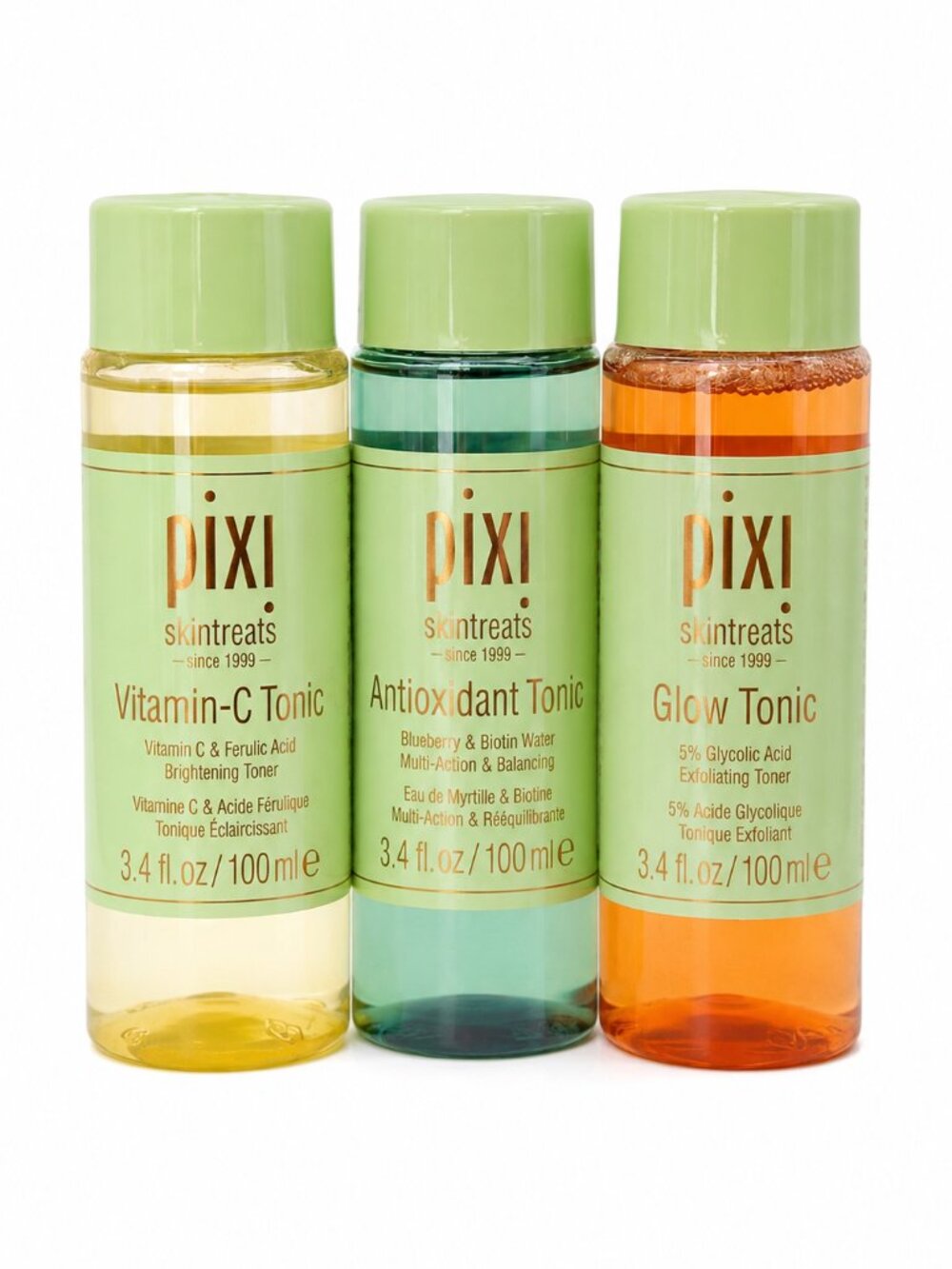 Pixi Glow Tonic Vitamin-C & Antioxidant Tonics Trio